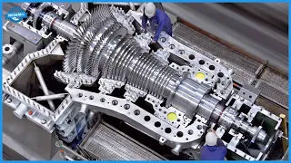 Hypnotic Assembly, Maintenance & Repair Process Of Steam Turbines. Incredible Heavy Duty Equipments