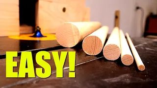 How To Make Dowels The Quick & Easy Way!!!