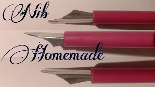 Fountain Pen Nib making tutorial.