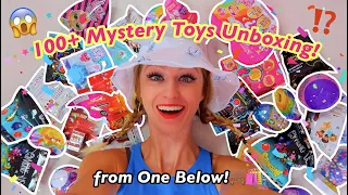 UNBOXING 100+ MYSTERY TOYS AND BLIND BAGS FROM ONE BELOW!!😱🛒✨ (OUR BIGGEST HAUL YET!🫢🎁)