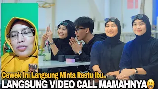 PRANK SHOLAWAT & NGAJI❗️SI MANIS INI LANGSUNG VIDEO CALL MAMAHNYA,MAMAHNYA NGERESTUI😍