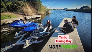 Finished The Turbo Yamaha Gp1800 and Sea-doo RXP then we RACED THEM.... SPECIAL ANNOUNCEMENT!