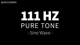 111 Hz Pure Tone - Sine Wave | SANDALPHON Archangel Guidance & Healing | Angelic Frequencies