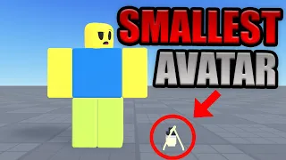 New Small Glitched Tiny Roblox Avatar 🫢(How To Smallest Roblox Avatar Tutorial Trick⌛)