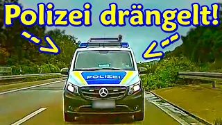 Verrückter Mercedes-Fahrer, Polizei drängelt + Radfahrer fast übersehen| DDG Dashcam Germany | #376