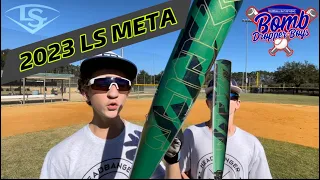 Hitting with the 2023 LOUISVILLE SLUGGER META -8 | USSSA Bat Review | Baseball Bat