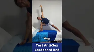 Test Anti Sex Cardboard Bed | Olympic Village | Tokyo 2020 Olympic Games