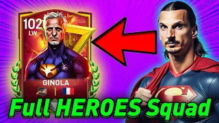 I Made The Greatest Super Heroes Squad in FC MOBILE! 101 OVR