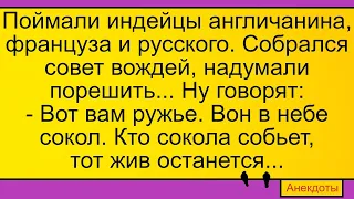 Англичанин, француз и русский попали к индейцам... Лучшие длинные анекдоты и жизненные истории