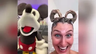 Mickey Mouse TikTok Puppet REACTS Part 3 (@Hassan Khadair) TRY NOT TO LAUGH CHALLENGE