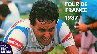 Cycling Tour de France 1987 -- The Final Time Trial : Roche vs Delgado -- Part 11 of 12