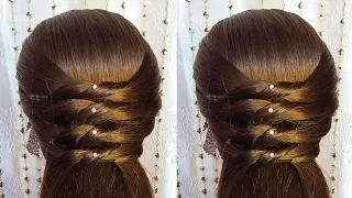 beautiful open hairstyle for girls | cute open hairstyle for everyday | hairstyle for girls