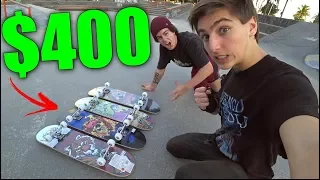 COMPRANDO SKATE DE R$100!!! - PIOR SKATE DO MUNDO