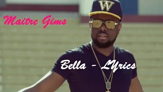 Gims - Bella ♫ Lyrics Paroles Karaoke