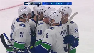 Elias Pettersson 1 1 Goal vs Lightning Oct  12, 2018 SN360 720p 60fps H264 128kbit AAC