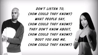 Chris Brown ft. Aaliyah - Don't Think They Know (Lyrics) 2013 R&B [HD/HQ]