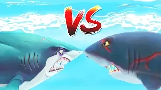 БИТВА БЕЛЫХ АКУЛ! КАКАЯ АКУЛА ЛУЧШЕ??? | Hungry Shark Evolution против Hungry Shark World