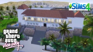The sims 4 GTA vice city Vercetti Estate Grand Theft Auto