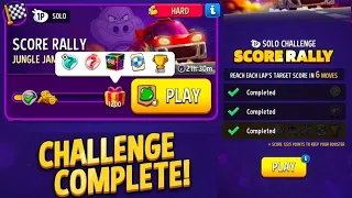 Jungle jam solo challenge✅|1200 points score rally solo challenge|match master