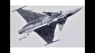 Dazzling Gripen - full 9-minute display Cosford 2019