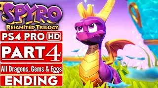 SPYRO REIGNITED TRILOGY ENDING Gameplay Walkthrough Part 4 (120% Complete Spyro The Dragon Ending)