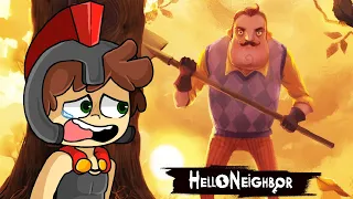 Jugué a HELLO NEIGHBOR 1 por PRIMERA VEZ... 😈 ACTO 1 INVICTOR