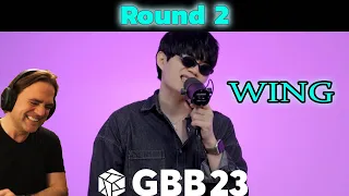 WING - GBB23: World League Solo Wildcard (Round 2) Beatbox Reaction