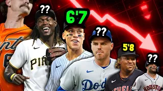 The Best MLB Player AT EVERY HEIGHT in 2024