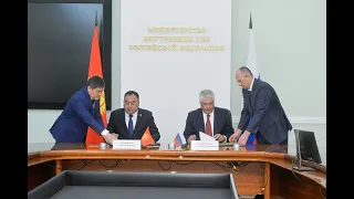 Владимир Колокольцев провел встречу с Министром внутренних дел Киргизской Республики