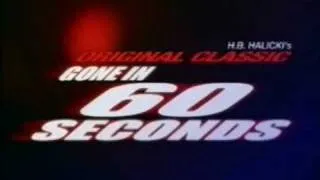 Gone in 60 seconds (1974) remastered Trailer