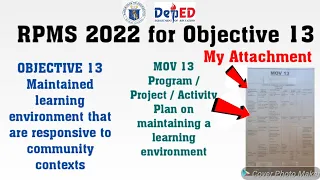 RPMS SY 2021-2022 OBJECTIVE 13 ATTACHMENT