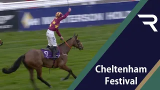 It's victory for MINELLA INDO in the 2021 WellChild Cheltenham Gold Cup from stablemate A Plus Tard!