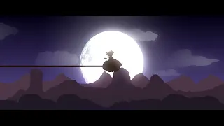 kid goku riding nimbus cloud dragon ball PC Live Wallpaper