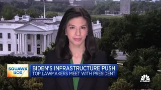 President Joe Biden to meet with congressional leadership on infrastructure proposal