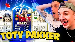 MEST INSANE TOTY & ICON PAKKER (GULLIT, PELE, BRUNO & FLERE) | Danske FIFA 21 Highlights