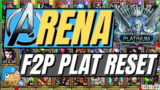 F2P END GAME PLATINUM ARENA RESET PLAY THROUGH | Raid: Shadow Legends