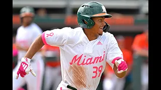 Jacoby Long -Outfield- Virginia vs Miami Hurricanes Baseball 3-10-24