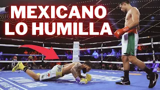 Se Burló De Un Boxeador MEXICANO Y Termino En El Piso