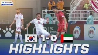 HIGHLIGHTS! Korea Selatan (1) vs (0) Uni Emirat Arab | AFC U23 ASIAN CUP QATAR 2024