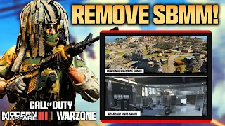 You Can FINALLY Remove SBMM With This Easy Method… (New MW3 & Warzone Update)