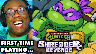 Playing TMNT SHREDDER'S REVENGE for the FIRST TIME