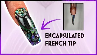 Encapsulated French Tip | Gel Nail Extension | Polygel