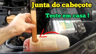 COMO SABER SE A JUNTA DO CABEÇOTE ESTÁ QUEIMADA | TESTE EM CASA !