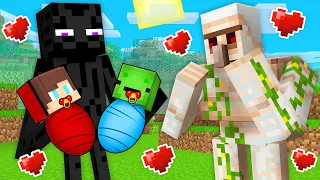 Mikey and JJ Joined The Mob Family in Minecraft! (Maizen)