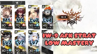 [Arknights] IW-9 AFK Strat (Low Mastery)