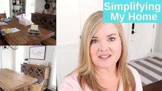 Simplifying My Home | Declutter and Decorate with Me | Our Blessed Life