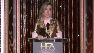 Saoirse Ronan Accepts Hollywood Film Award 2015