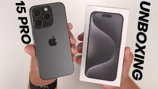 iPhone 15 Pro Unboxing & First Impressions