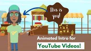 How to make ANIMATED YOUTUBE INTRO for free? [Beginner YouTube intro Tutorial!]