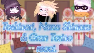 Past Nana Shimura, Gran Torino and Toshinori react to the future